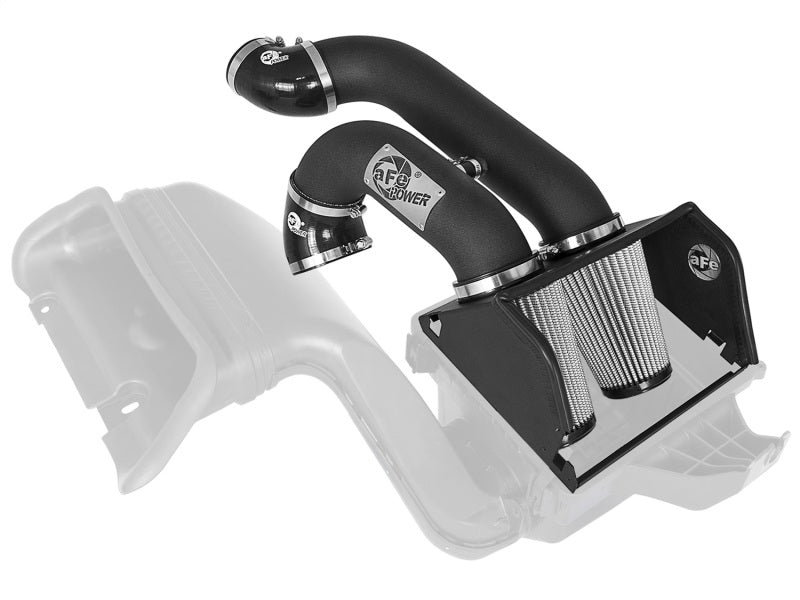 aFe MagnumFORCE 2XP Intake w/3.5in Black Steel Housing Pro DRY S Filter 2017 Ford F-150 V6-3.5L (tt) - eliteracefab.com