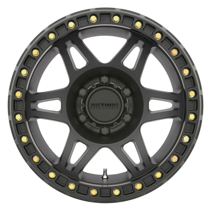 Method MR106 Beadlock 17x9 -44mm Offset 5x5 71.5mm CB Matte Black w/BH-H24125 Wheel - eliteracefab.com