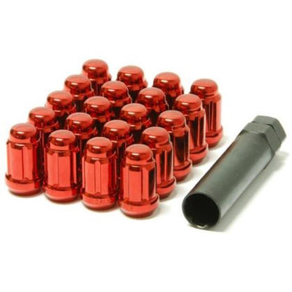 WHEEL MATE MUTEKI CLOSED END LUG NUTS – RED 12×1.50 - eliteracefab.com