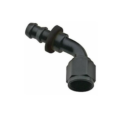 Fragola Performance Systems 206008-BL 8000 Series Push-Lite Race Hose End - 60 Degree Fragola