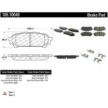 Load image into Gallery viewer, POSIQUIET LATE 03-05 WRX DELUXE PLUS REAR BRAKE PADS FMSI D1004, 105.10040 - eliteracefab.com