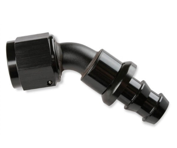 Fragola Performance Systems 204510-BL - 8000 Series Push-Lite Race Hose End - 45 Degree Fragola