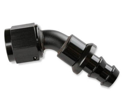 Fragola Performance Systems 204510-BL - 8000 Series Push-Lite Race Hose End - 45 Degree Fragola