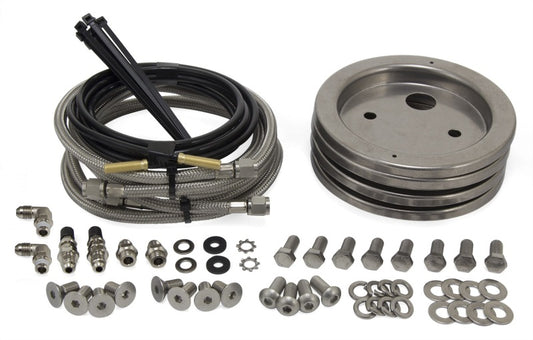 Air Lift 52301 Loadlifter 5000 Ultimate Plus Complete Stainless Steel Air Lines Upgrade Kit (Inc 4 Plates)