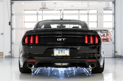 AWE Tuning S550 Mustang GT Cat-back Exhaust - Track Edition (Chrome Silver Tips) AWE Tuning