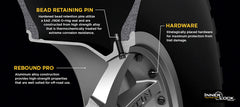 ICON Rebound Pro 17x8.5 5x5 -6mm Offset 4.5in BS 71.5mm Bore Satin Black Wheel - eliteracefab.com