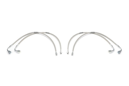 Fabtech 07-18 Jeep JK 4WD Front & Rear Extended Brake Line Kit Fabtech