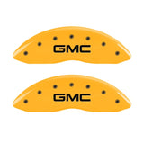 MGP 2 Caliper Covers Engraved Front GMC Yellow Finish Black Characters 2004 GMC Canyon