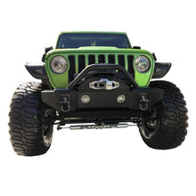 Load image into Gallery viewer, Rampage 2007-2018 Jeep Wrangler(JK) Recovery Bumper Stubby Front - Black - eliteracefab.com