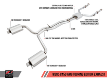 Load image into Gallery viewer, AWE Tuning Mercedes-Benz W205 C450 AMG / C400 Touring Edition Exhaust - eliteracefab.com