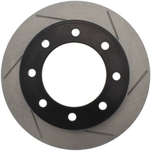 Load image into Gallery viewer, STOPTECH POWER SLOT 00-05 FORD EXCURSION / 01-04 F250 4WD FRONT RIGHT SLOTTED ROTOR, 126.65086SR - eliteracefab.com