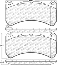 Load image into Gallery viewer, STOPTECH PERFORMANCE 08-09 LEXUS IS F FRONT BRAKE PADS, 309.13650 - eliteracefab.com