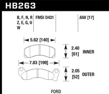 Load image into Gallery viewer, Hawk Performance HP+ Brake Pads - HB263N.650