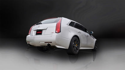 Corsa 11-13 Cadillac CTS Wagon V 6.2L V8 Black Sport Axle-Back Exhaust CORSA Performance