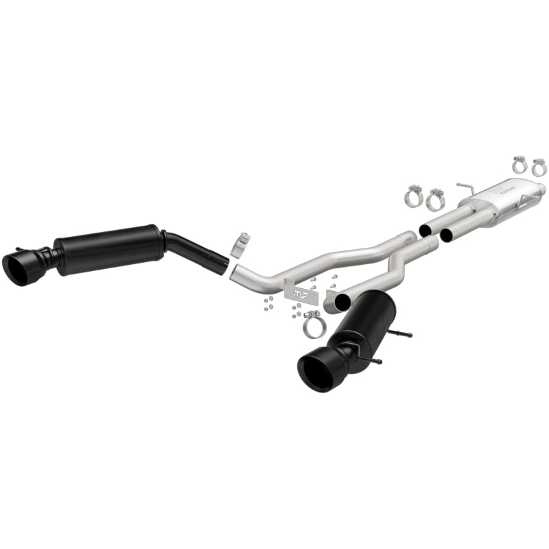 MagnaFlow Cat-Back 15-16 Land Rover Ranger Rover V6 SS 2.5in Dual Split Rear Exit 4.5in Black Tips - eliteracefab.com