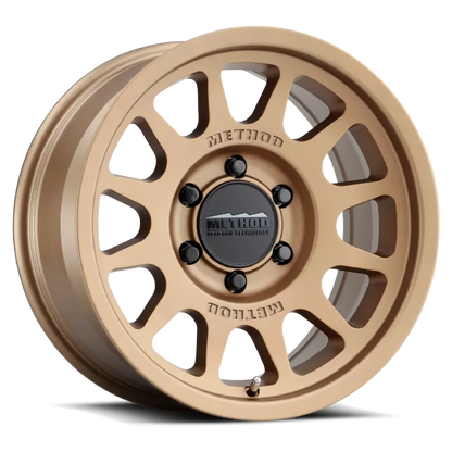 Method MR703 17x8.5 0mm Offset 6x135 87mm CB Method Bronze Wheel - eliteracefab.com