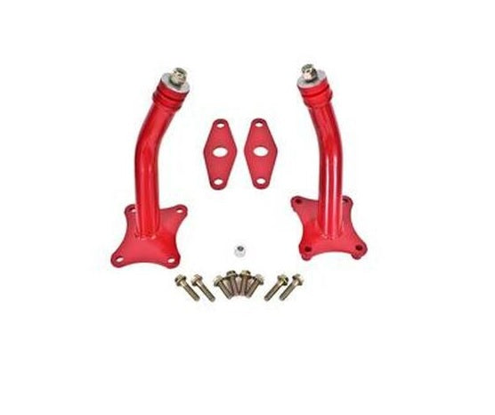 BMR MOTOR MOUNT KIT W/INTEGRATED STANDS POLY BUSHINGS RED (2016+ CAMARO) - eliteracefab.com