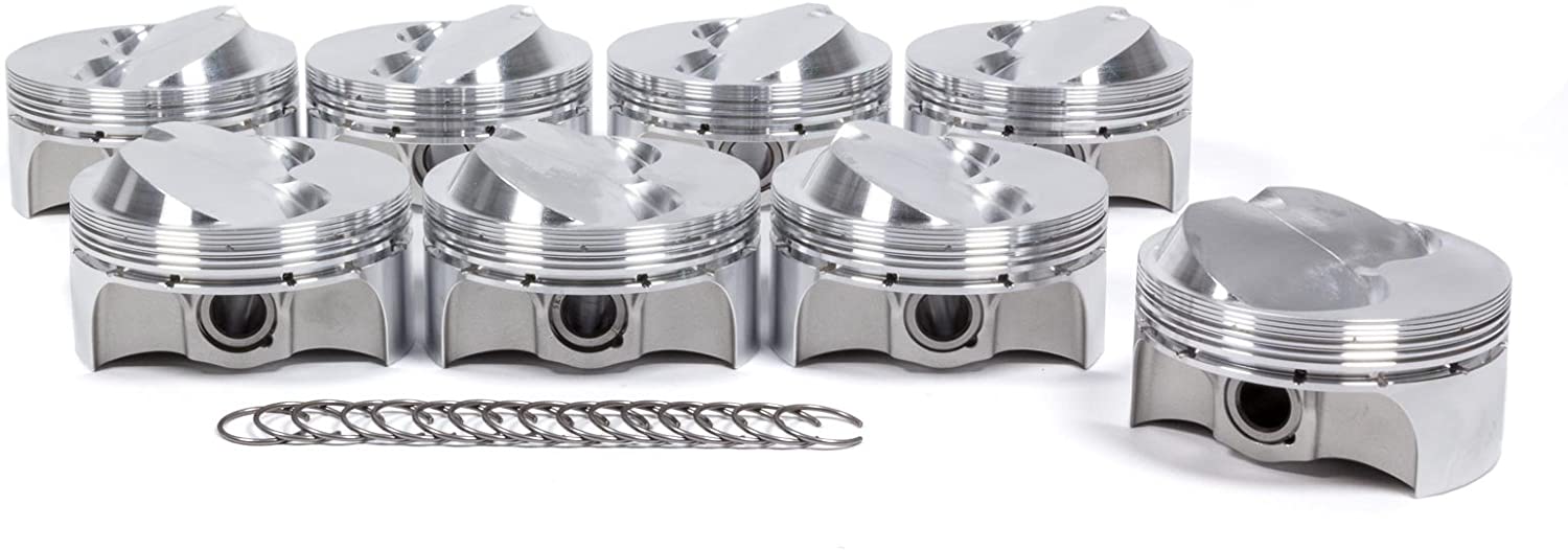 JE Pistons 18+ Ford Coyote Gen 3 3.661in Bore 12.0:1 CR 7.0cc Dome Pistons - Set of 8 - eliteracefab.com