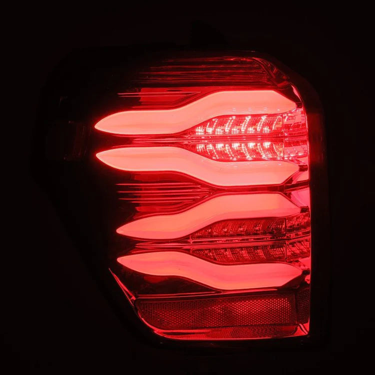 AlphaRex 10-21 Toyota 4Runner PRO-Series LED Tail Lights Jet Black - eliteracefab.com