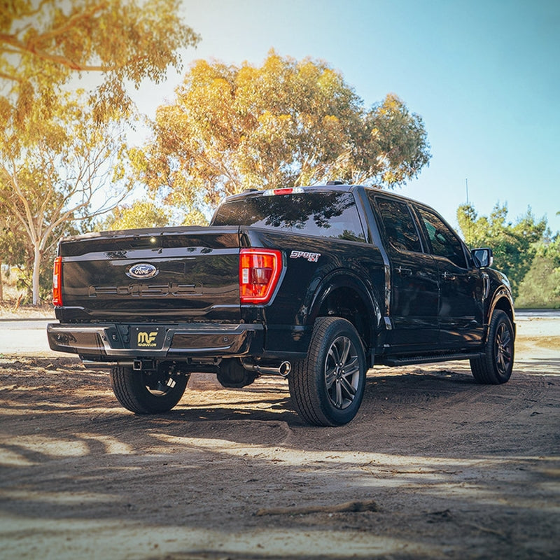 Magnaflow 15-21 Ford F-150 Street Series Cat-Back Performance Exhaust System- Dual Polished Tips - eliteracefab.com