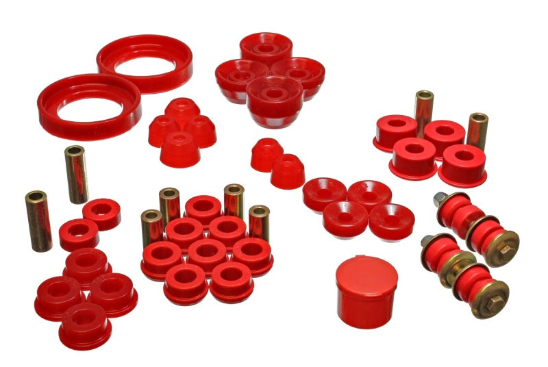 Energy Suspension 94-97 Honda Accord/Odyssey Red Hyper-Flex Master Bushing Set - eliteracefab.com