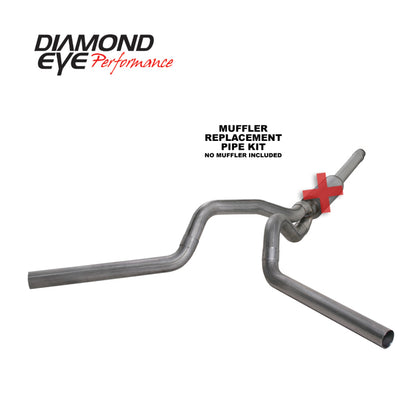Diamond Eye KIT 4in CB DUAL SS: 94-97 FORD 7.3L F250/F350 PWRSTROKE Diamond Eye Performance