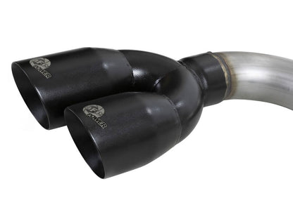 aFe Rebel XD Series 3in 304SS DPF-Back 20-21 GM Trucks L6-3.0L (td) LM2 - Dual Black Tip aFe