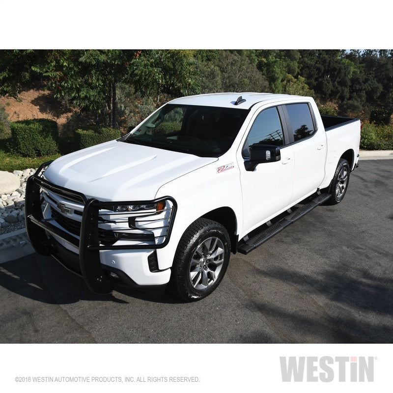 Westin 2019 Chevrolet Silverado/Sierra 1500 Crew Cab (5.5ft) R5 Modular Nerf Step Bars - Black - eliteracefab.com