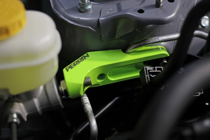 Perrin 13-20 & 2022 Subaru BRZ / 2022 Toyota GR86 Master Cylinder Support - Neon Yellow - eliteracefab.com