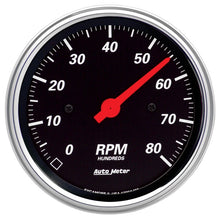 Load image into Gallery viewer, Autometer Designer Black 3-3/8in Electrical 8k RPM In-Dash Tachometer