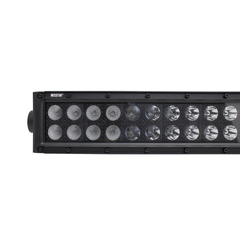 Westin B-FORCE LED Light Bar Double Row 30 inch Combo w/3W Cree - Black - eliteracefab.com