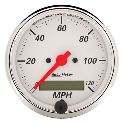 Autometer Arctic White 5 Pc Kit Box w/ Elec Speedo, Elec Oil Press, Water Temp, Volt, Fuel Level 1302