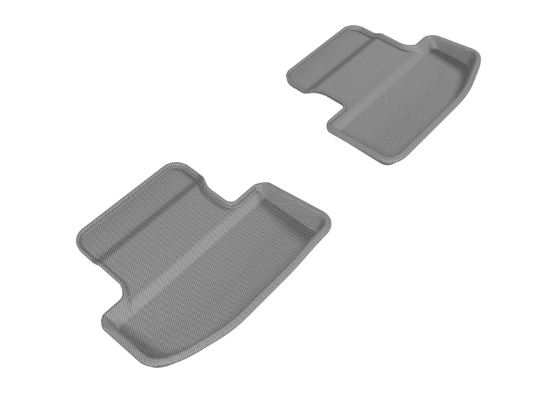 3D MAXpider L1FR08521501 2015-2020 Ford Mustang Kagu 2nd Row Floormats - Gray