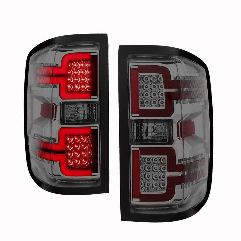 ANZO 2014-2018 Chevy Silverado 1500 LED Taillights Smoke - eliteracefab.com