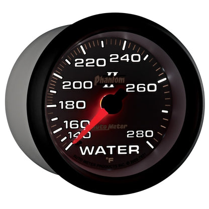 Autometer Phantom II 2-5/8in 140-280 Degree F Mechanical Water Gauge 7831