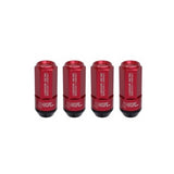 Project Kics Leggdura Racing Shell Type Lug Nut 53mm Closed-End Look 16 Pcs + 4 Locks 12X1.5 Red