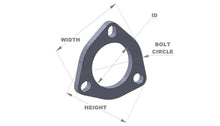 Load image into Gallery viewer, Vibrant 3-Bolt T304 SS Exhaust Flange (3in I.D.) - eliteracefab.com