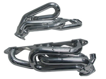 BBK 96-98 GM Truck SUV 5.0 5.7 Shorty Tuned Length Exhaust Headers - 1-5/8 Silver Ceramic BBK