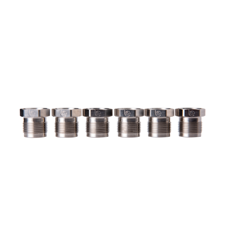 Fleece Performance 03-22 Dodge 2500/3500 5.9L/6.7L Stainless Steel Fuel Supply Tube Nuts Fleece Performance