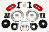 Wilwood AERO4 Rear P-Brake Kit 14.00in Red Chevy 12 Bolt-Spec 3.15in Brng