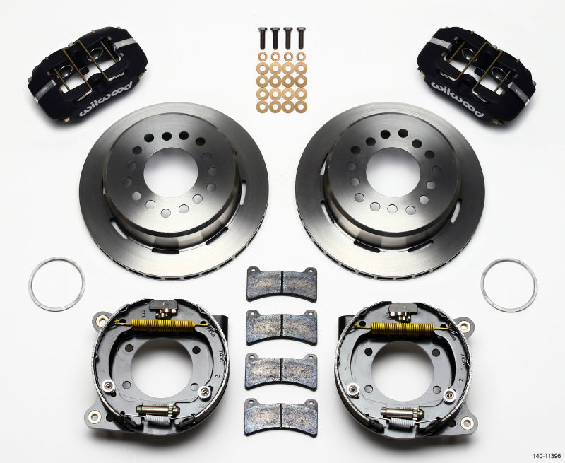 Wilwood Dynapro Low-Profile 11.00in P-Brake Kit Ford 8.8 w/2.50in Offset-5 Lug Wilwood