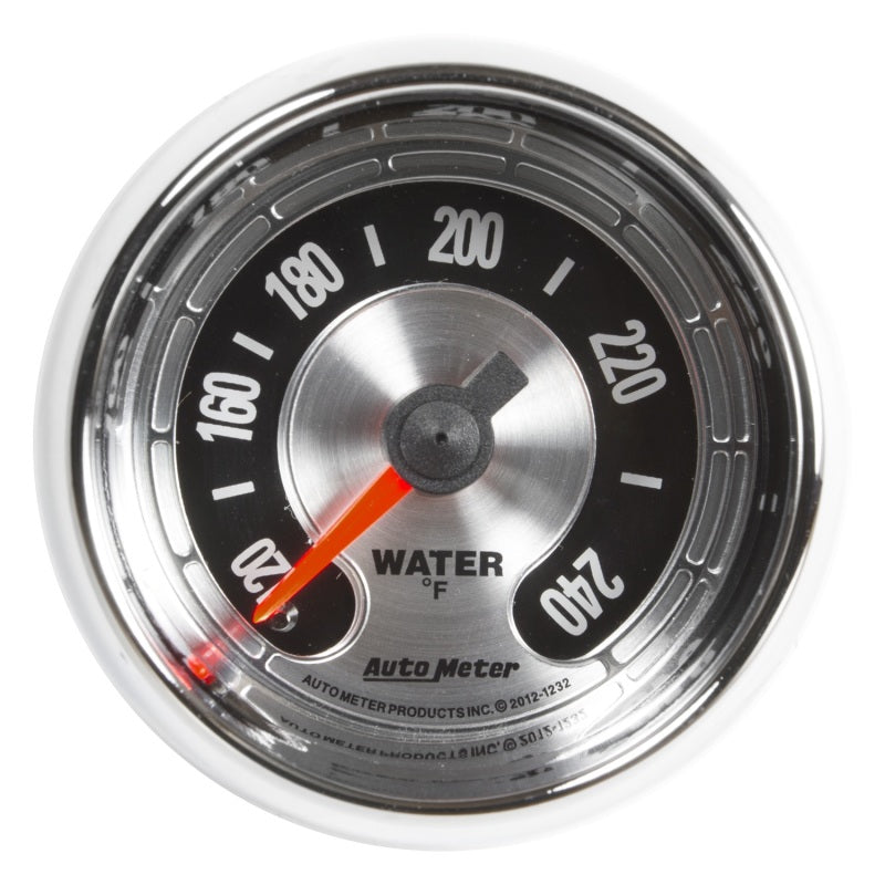 Autometer American Muscle 52mm 240 Deg F Water Temp Gauge 1232