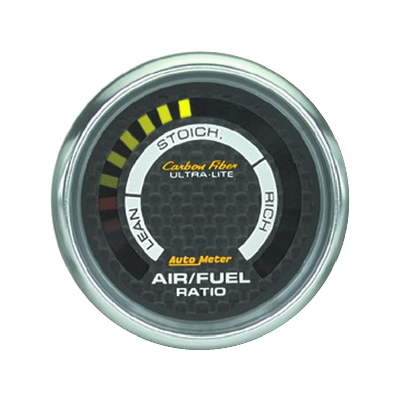 Autometer Carbon Fiber 52mm Electronic Air Fuel Gauge 4775