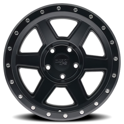 Dirty Life 9315 Compound 17x9 / 5x127 BP / -12mm Offset / 78.1mm Hub Matte Black Wheel