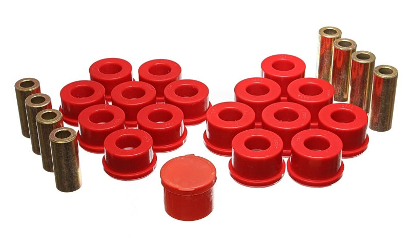 Energy Suspension Control Arm Bushings - Rear - Red - eliteracefab.com