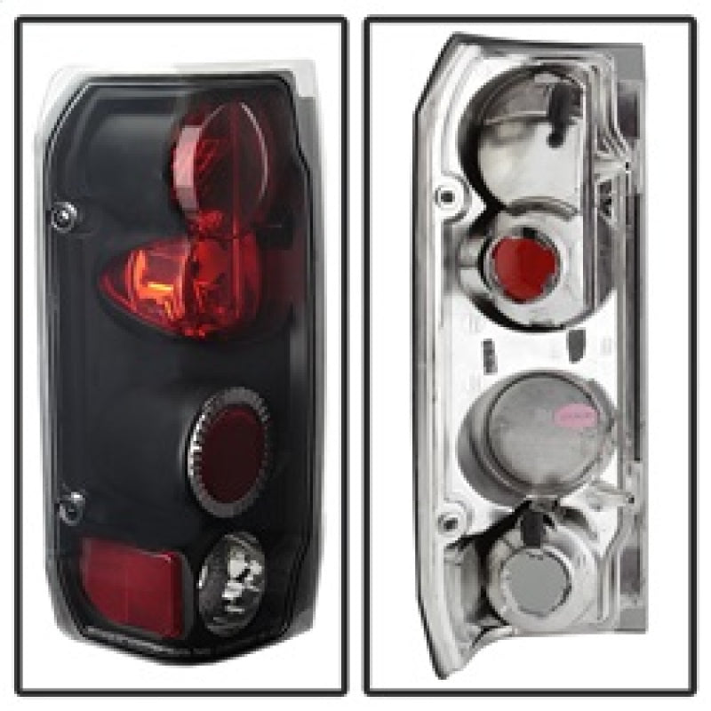 Spyder Ford F150 87-96/Ford Bronco 88-96 Euro Style Tail Lights Black ALT-YD-FF15089-BK - eliteracefab.com