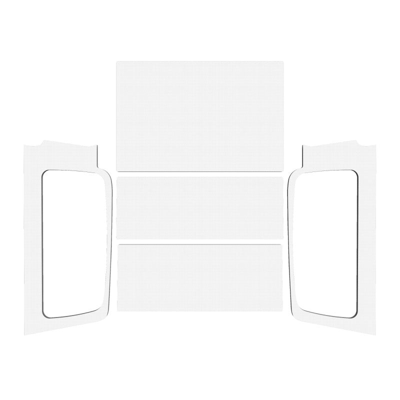 DEI 04-06 Jeep Wrangler LJ Unliminted Headliner Complete Kit - White DEI