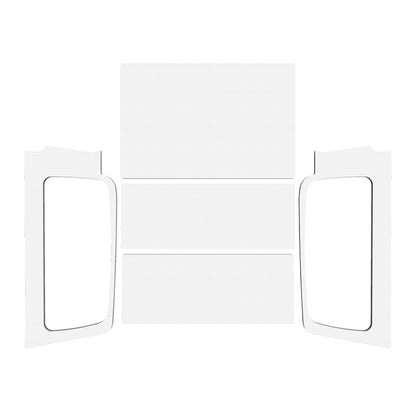 DEI 04-06 Jeep Wrangler LJ Unliminted Headliner Complete Kit - White DEI