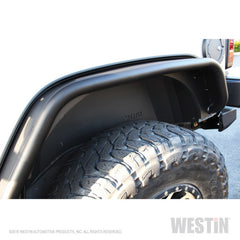 Westin 07-18 Jeep Wrangler JK Inner Fenders - Rear - Textured Black - eliteracefab.com