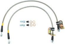 Load image into Gallery viewer, StopTech 03-08 Hyundai Tiburon Front Stainless Steel Brake Lines - eliteracefab.com